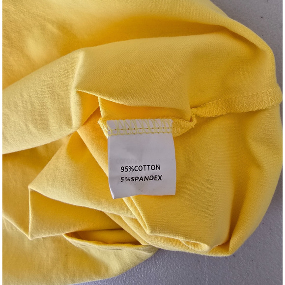 Ouges Wrap Midi Dress Women's XXL Yellow V-Neck Short Sleeve NWOT - Picture 7 of 14